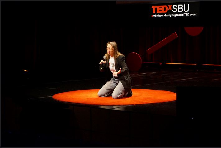 Jennifer Adams, who brought TEDx to SBU